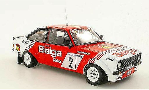 Ford Escort Rally 1/18 Sun Star 1800 No.2Belga R.Droogmans / A.GeronSkoda 1981 miniature