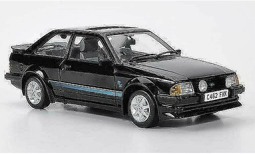 Ford Escort MK3 1/18 Sun Star Turbo noire RHD 1984 miniature