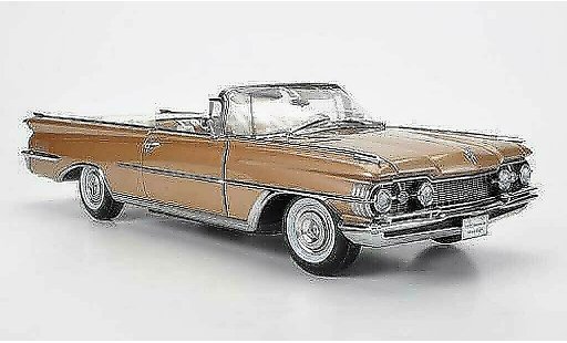 Oldsmobile 98 Convertible 1/18 Sun Star Cabriolet bronze ouvert 1959 miniature