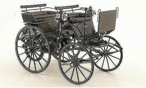 Mercedes Daimler Base 1/18 Norev Motorkutsche bleu miniature