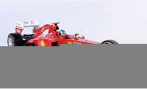 Ferrari F1 F2012 1/18 Hot Wheels No.5 F.Alonso Saison miniature
