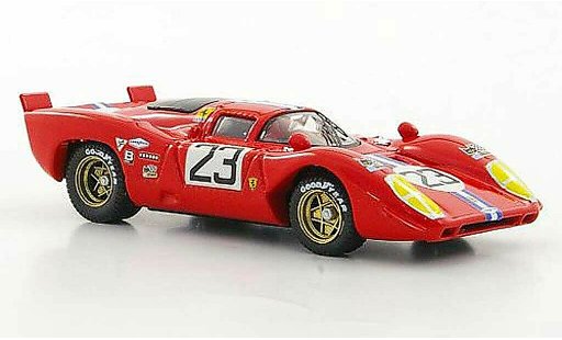Ferrari 312 P 1/43 Best No.23 NART Chinetti Jr. / Adamowicz Sebring 1970 miniature