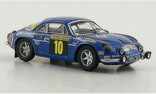 Alpine A110 1600 s 1/43 Trofeu 1600S No.10 B.Darniche / A.Mahe Rally San Remo 1971 miniature