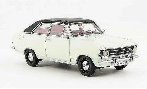 Opel Olympia A 1/43 Neo LS blanche/noire 2-Turer 1970 miniature
