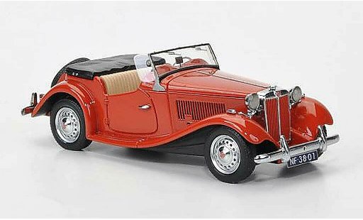 MG TD MkII 1/43 Neo rouge LHD 1950 miniature