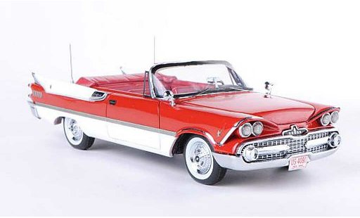 Dodge Custom Royal Lancer Cabriolet 1/43 Neo rouge/blanche 1959 miniature