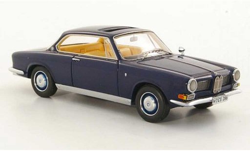 Bmw 3200 cs bertone 1/43 Neo bleu 1961 miniature