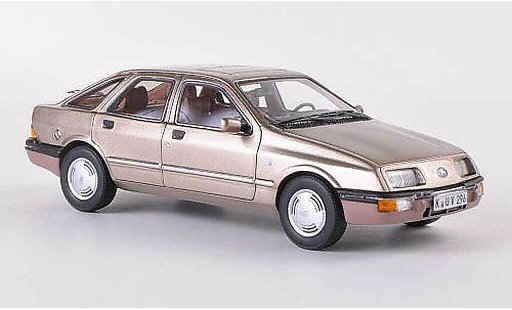 Ford Sierra Ghia 1/43 Neo MkI beige 5-Turer 1982 miniature