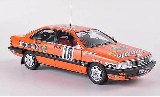 Audi 200 quattro course 1/43 Neo No.18 Jagermeister Rally Baden-Wurttemberg 1987 S.Kottulinsky/M.Tuchler miniature