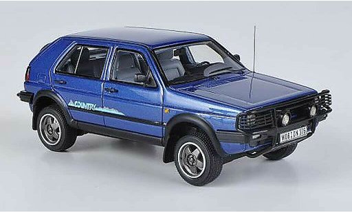 Volkswagen Golf Country 1/43 Neo bleu 1990 miniature