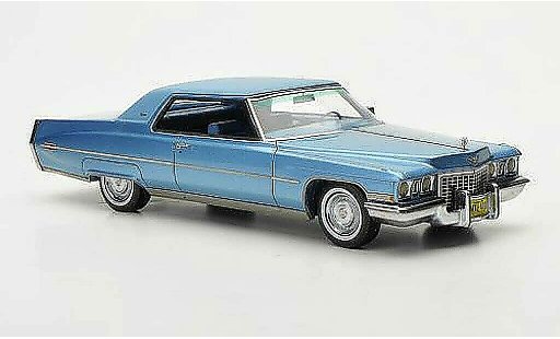 Cadillac Deville Coupe 1/43 Neo 1972 bleu/matbleu miniature