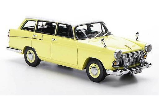 Austin Cambridge countryman 1/43 Neo Traveller jaune/blanche RHD 1966 miniature