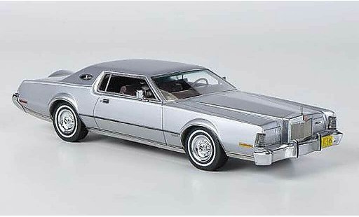 Lincoln Continental 1973 1/43 Neo MK IV grise /grise miniature