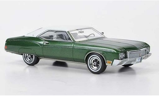 Buick Riviera coupe 1/43 Neo 1970 Mk.II verte/blanche miniature