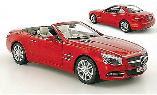 Mercedes Classe SL Base 1/18 Norev (R231) rouge 2012 miniature
