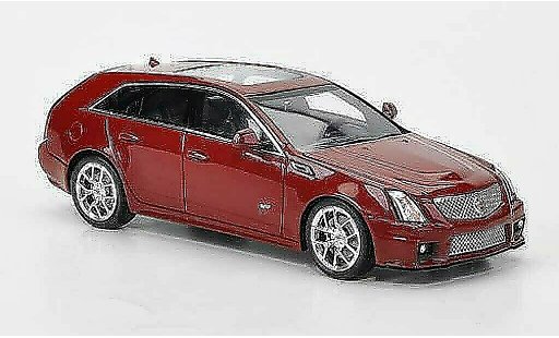 Cadillac CTS-V Station Wagon 1/43 Luxury Collectibles Sport rouge 2011 miniature