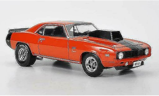 Chevrolet Camaro SS 1/18 Highway 61 Baldwin Motion Pro Stock orange/noire 1969 miniature