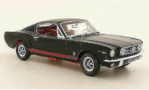Ford Mustang Fastback 1/18 Ertl GT noire/rouge miniature