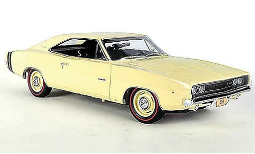 Dodge Charger 1968 1/18 Ertl R/T beige miniature