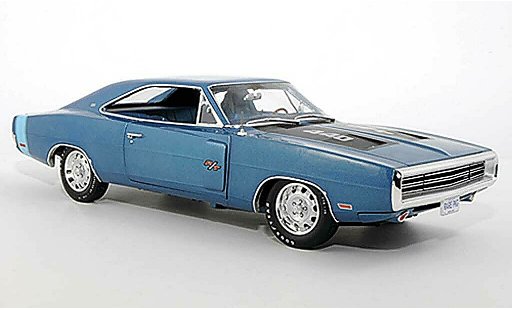 Dodge Charger 1970 1/18 Ertl R/T SE bleu/noire miniature