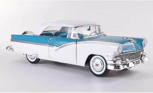 Ford Fairlane Sunliner 1/18 Ertl bleue/blanche miniature