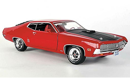 Ford Gran Torino Gran Torino 1/18 Ertl GT 429 rouge/matnoire 1970 miniature