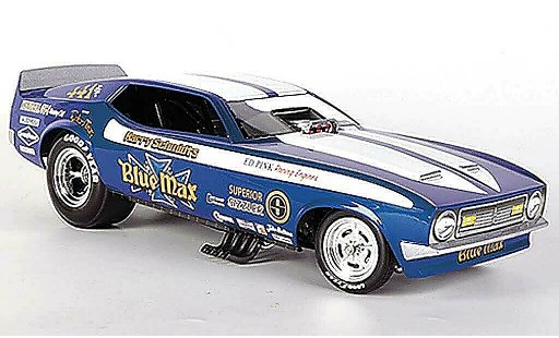 Ford Mustang Funny Car 1/18 Ertl Blue Max R.Tharp NHRA miniature
