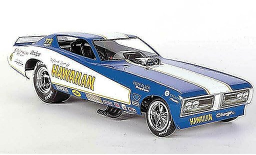 Dodge Charger 1971 1/18 Ertl Funny Car Hawaiian Racing B.Mass NHRA miniature