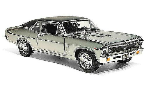 Chevrolet Nova SS 1/18 Ertl 1969 396 chrom/noire miniature