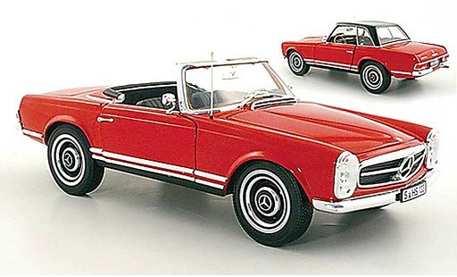 Mercedes 230 Base 1/18 Norev SL (W113) rouge miniature