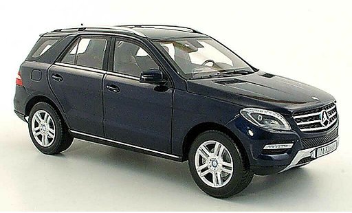Mercedes Classe M Base 1/18 Minichamps (W166) ML bleu 2011 miniature