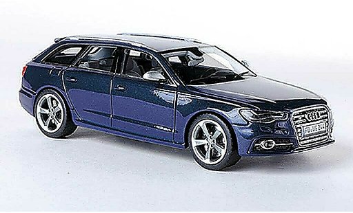 Audi S6 avant 1/43 Schuco (C7) bleu 2012 miniature