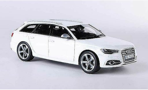 Audi S6 avant 1/43 Schuco (C7) blanche 2012 miniature