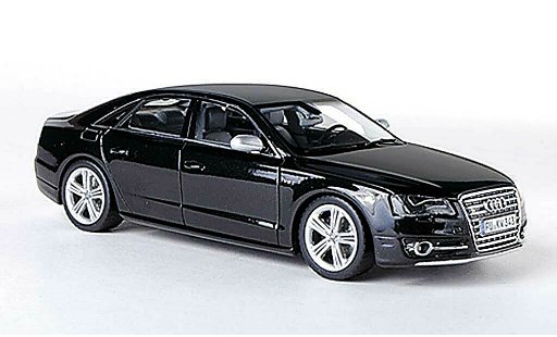Audi S8 berline 1/43 Schuco (D4) noire 2012 miniature