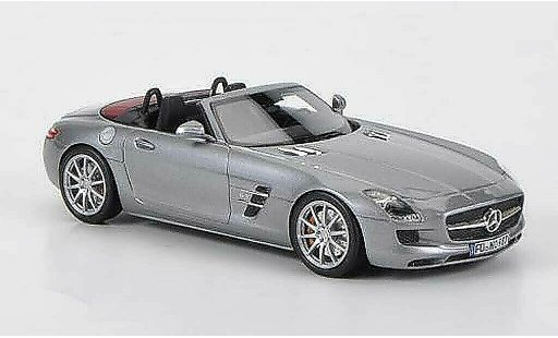 Mercedes SLS Roadster 1/43 Schuco AMG (A197) grise 2012 miniature