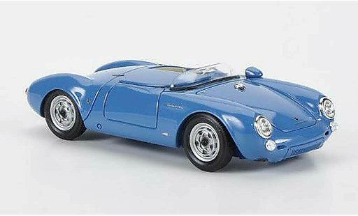 Porsche 550 Base 1/43 Schuco Spyder bleu/blanche miniature