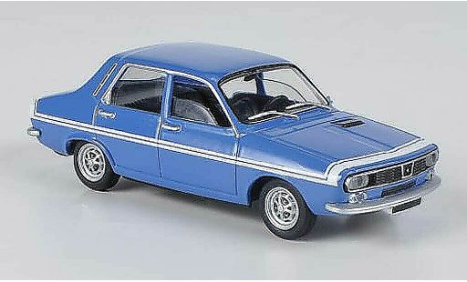 Renault 12 Gordini 1/43 Solido bleu/blanche 1971 miniature