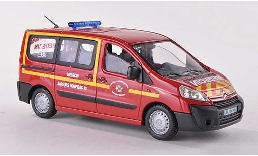 Citroen Jumpy ambulance 1/43 Solido Medecin Sapeurs Pompiers Pompiersambulanz (F) 2012 miniature