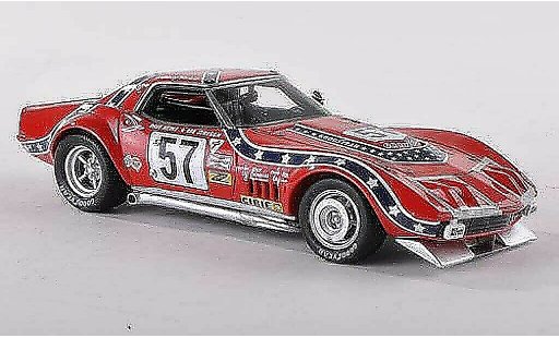 Chevrolet Corvette course 1/43 TrueScale Miniatures C3 L88 No.57 12h Sebring D.Heinz/B.Johnson 1972 miniature