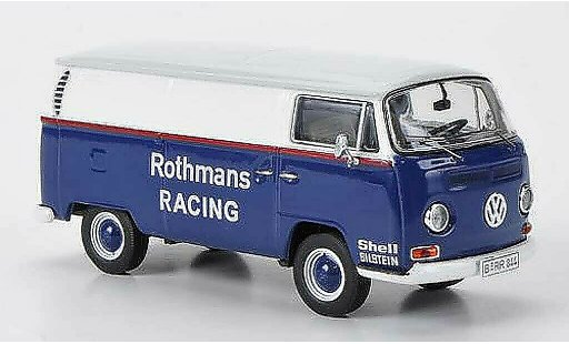 Volkswagen T2 A 1/43 Premium ClassiXXs fourgon rothmans Racing blanche/bleu/grise miniature