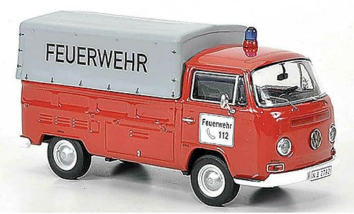Volkswagen T2 A 1/43 Premium ClassiXXs plateau/Plane pompier miniature