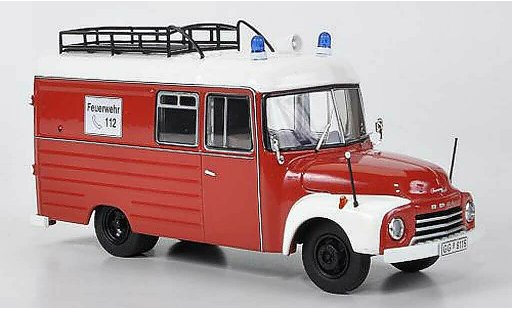 Opel Blitz Type A 1/43 Premium ClassiXXs 1.75t pompier rouge/blanche miniature