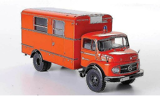 Mercedes LP 911 Koffer 1/43 Premium ClassiXXs Fenster-malle Katastrophenschutz orange miniature