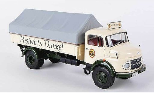 Mercedes LP 911 Base 1/43 Premium ClassiXXs plateau Postswirt's Dunkel PP-LKW miniature