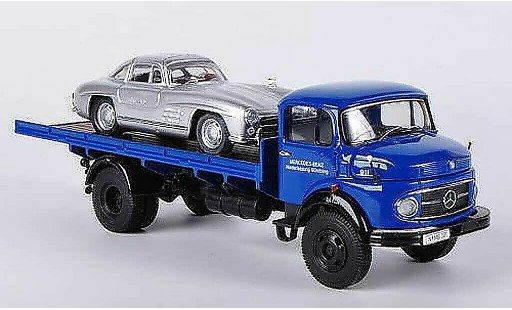 Mercedes LP 911 Base 1/43 Premium ClassiXXs Flachplateau + MB 300SL MB-Niederlassung miniature