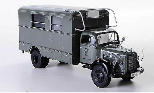 Mercedes L3500 Base 1/43 Premium ClassiXXs Fenster-malle Fernmeldenotdienst grise miniature