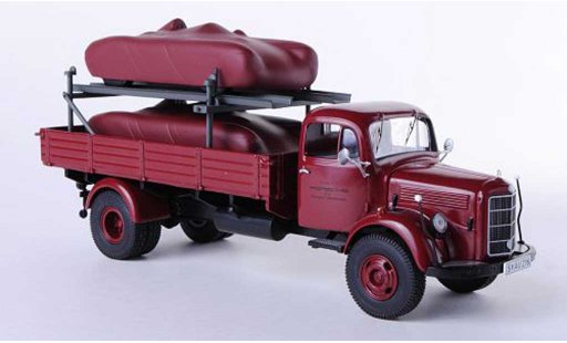 Mercedes L3500 Base 1/43 Premium ClassiXXs plateau Porsche avec 2 verhullten Spydern miniature