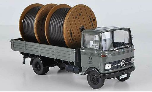 Mercedes L3500 Base 1/43 Premium ClassiXXs / Porsche Pr. m. 2 Kabeltr. DBP-Fernmeldedienst grise miniature