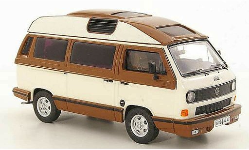 Volkswagen T3 B 1/43 Premium ClassiXXs Dehler-Profi blanche/marron miniature