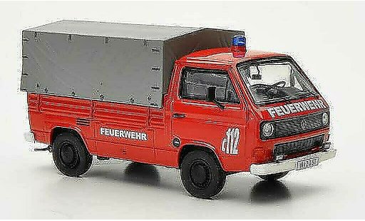Volkswagen T3 B 1/43 Premium ClassiXXs plateau/Plane Pompiers miniature
